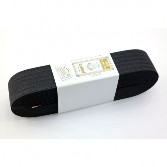 113971_Резинка-пояс, 40 мм, цвет черный