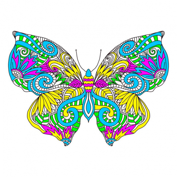 Набор для вышивания МАТРЕНИН ПОСАД арт.41х41 - 1863 Узор бабочки Набор для вышивания МАТРЕНИН ПОСАД арт.41х41 - 1863 Узор бабочки