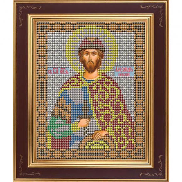 Набор для вышивания бисером GALLA COLLECTION арт.М 201 Св. Александр Невский 12х15 см