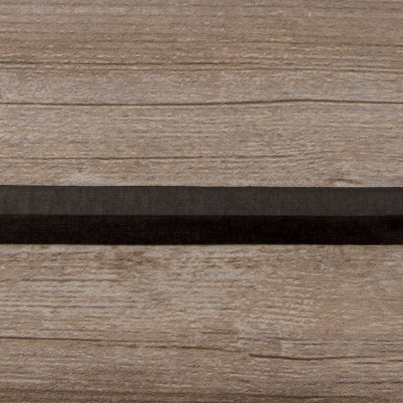 Косая бейка хлопок, 20 мм, 20 м, цвет 01, черный