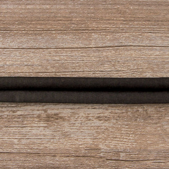 Косая бейка хлопок, 20 мм, 20 м, цвет 01, черный