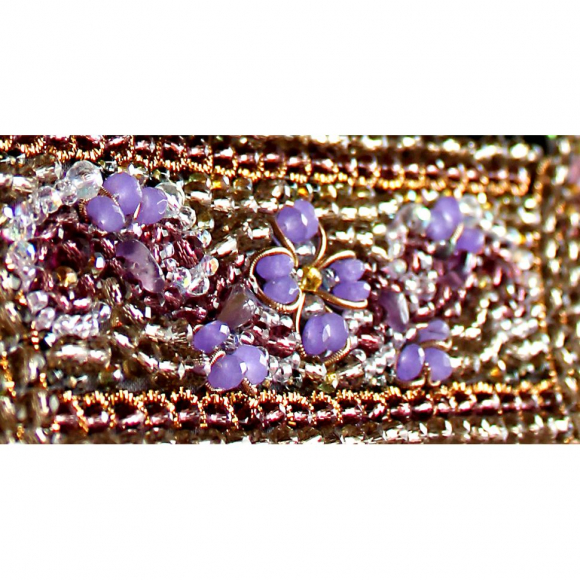 Набор для вышивания хрустальными бусинами ОБРАЗА В КАМЕНЬЯХ арт. 7738 Преподобный Серафим Саровский 22х27 см