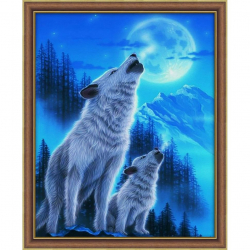 Набор для изготовления картин АЛМАЗНАЯ ЖИВОПИСЬ арт.АЖ.4102 Первая песня