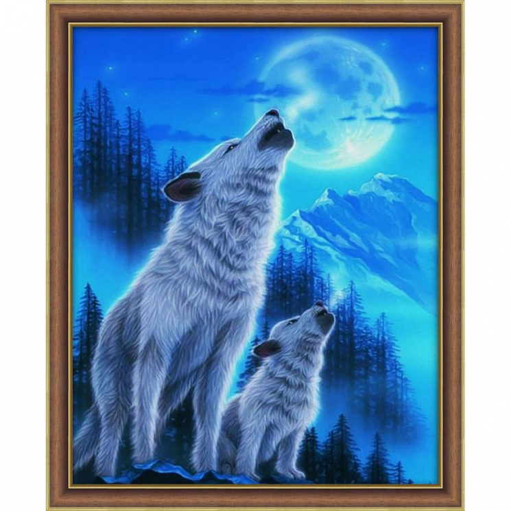 Набор для изготовления картин АЛМАЗНАЯ ЖИВОПИСЬ арт.АЖ.4102 Первая песня