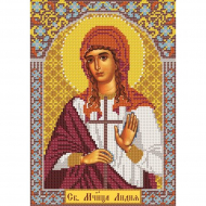 Набор для вышивания бисером НОВА СЛОБОДА арт.С9129 Св.Мч.Лидия 18х25 см