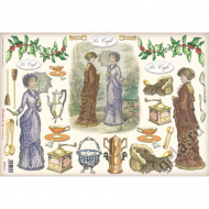 41060_Бумага рисовая "Кофе"