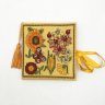 189524_Набор для вышивания чехла для игл "?tui ? Aiguilles Fleurs Jaunes" (Летние цветы), 11 х 11 см
