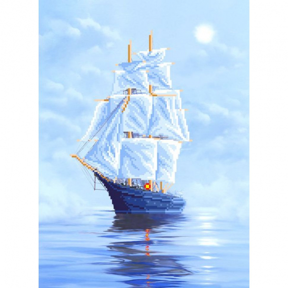 Рисунок на шелке МАТРЕНИН ПОСАД арт.37х49 - 4055 Морской бриз