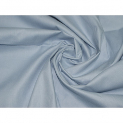 Ткань сатин гл/крашеный, 120 г/м?, 100% хлопок, шир.220см, цв.14-4115 неж.голубой рул.60м