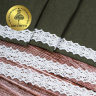 Тесьма вязаная KRUZHEVO 20мм TBY.6375 цв.02 белый уп.50м