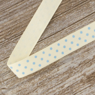 85473_Лента хлопковая на картонной мини-катушке "Точки"