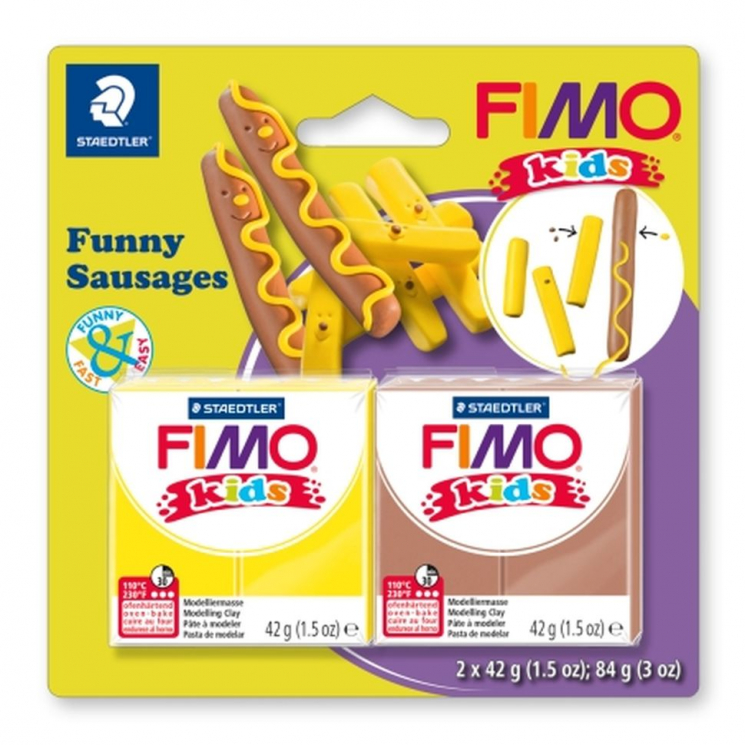 FIMO kids kit детский набор “Веселые колбаски” арт.8035-16