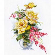 Набор для вышивания АЛИСА арт.2-20 Желтые розы 21х29 см