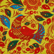 Ткань Габардин 140 г/м? 100% полиэстер шир.155 см арт.T.4000.11 цв.желтый рул.25м