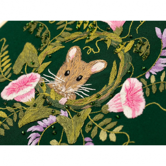 Набор для вышивания PANNA Живая картина арт. JK-2232 Мышонок в горошке 18x18 см Набор для вышивания PANNA Живая картина арт. JK-2232 Мышонок в горошке 18x18 см