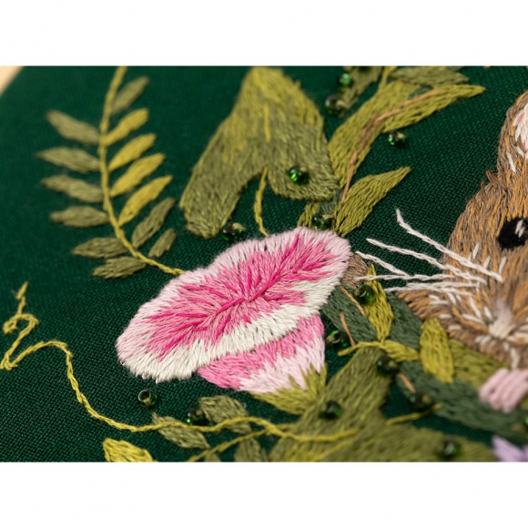 Набор для вышивания PANNA Живая картина арт. JK-2232 Мышонок в горошке 18x18 см Набор для вышивания PANNA Живая картина арт. JK-2232 Мышонок в горошке 18x18 см