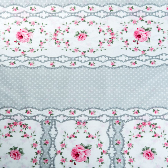 Ткань ранфорс Прованс, арт.WH 10964-v01, 130г/м?,100% хлопок, шир.240см, цв.розовый, уп.3м