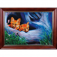 Набор для вышивания бисером МАГИЯ КАНВЫ арт.Б212 Рыжие плутовки 49х34,5 см