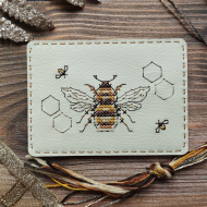192489_Набор для вышивания визитницы "Медовая" (гориз.) 192489_Набор для вышивания визитницы "Медовая" (гориз.)