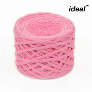 Пряжа Ideal трикотажная лицевая 100м, 350-380 г, ширина 7-9мм цв. камелия