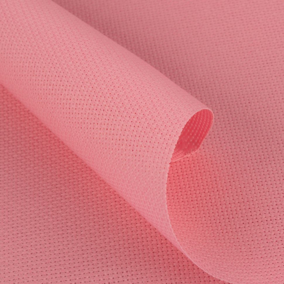 Канва Gamma K04 Aida №14 100% хлопок 50 x 50 см уп.5 шт цв.розовый