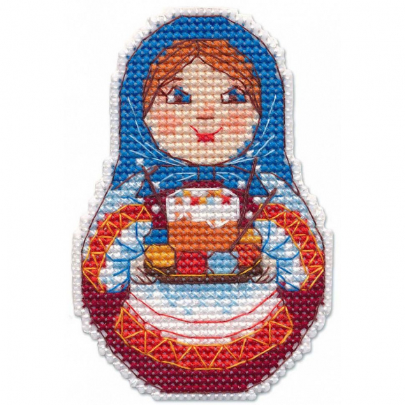 Набор для вышивания ОВЕН арт. 1290 К Светлому празднику 6х9,1 см