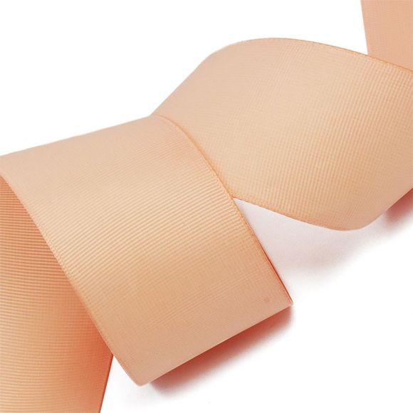 Лента Ideal репсовая в рубчик шир.50мм цв. 813 пудровый уп.27,42м