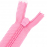 Молния потайная нераз 35см S-515 розовый яркий SBS уп.100шт