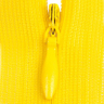 Молния потайная нераз 55см S-504 желтый яркий SBS уп.100шт