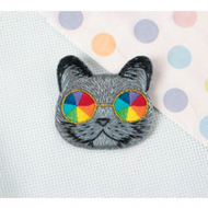 Набор для вышивания PANNA Живая картина арт. JK-2218 Брошь. Кот в радужных очках 5,5х5,5 см Набор для вышивания PANNA Живая картина арт. JK-2218 Брошь. Кот в радужных очках 5,5х5,5 см