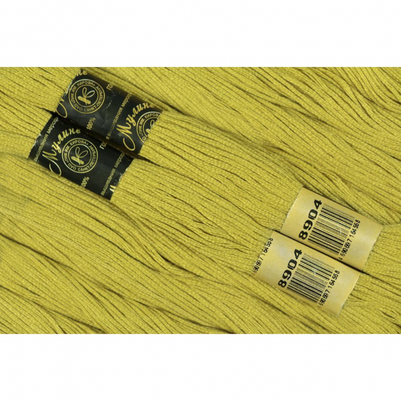 Нитки мулине цв.8904 12х10м С-Пб