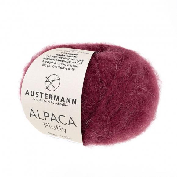 182446_Пряжа Alpaca Fluffy, 70% шерсть, 30% альпака, 85 м, 50 г