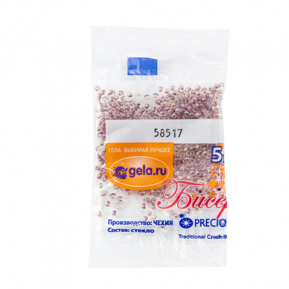 Бисер №10, 5 г., цвет 58517