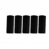 Нить джинсовая цв. черный 5 кат. 250м