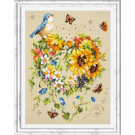 Набор для вышивания ЧУДЕСНАЯ ИГЛА арт.100-141 Вдохновение сердца 26х34 см Набор для вышивания ЧУДЕСНАЯ ИГЛА арт.100-141 Вдохновение сердца 26х34 см