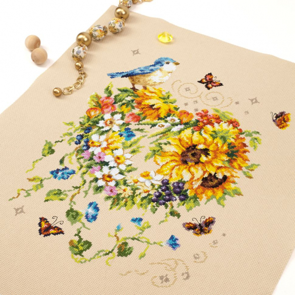 Набор для вышивания ЧУДЕСНАЯ ИГЛА арт.100-141 Вдохновение сердца 26х34 см