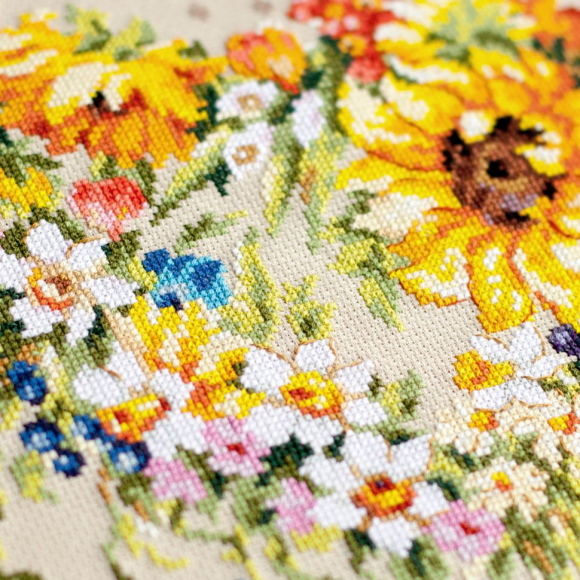 Набор для вышивания ЧУДЕСНАЯ ИГЛА арт.100-141 Вдохновение сердца 26х34 см