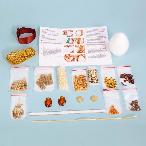 Набор для творчества Новогодняя шишка арт.ВМ.ШП15 Карамель