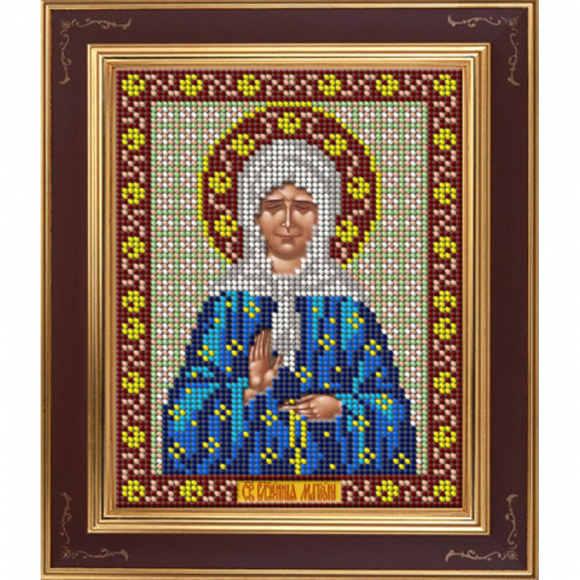 136721_Набор для вышивания бисером Икона "Святая блаженная Матрона Московская"