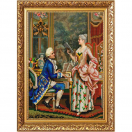 Рисунок на ткани (Бисер) КОНЁК арт. 1215 Урок пения 29х39 см