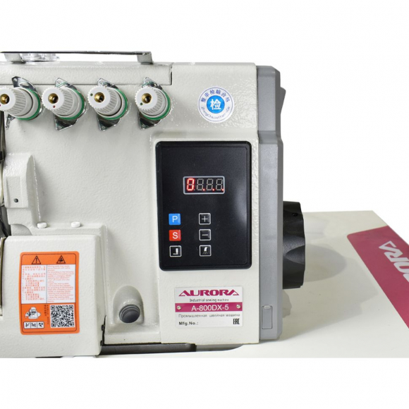 Промышленный 5-ти ниточный оверлок для тяжелых материалов Aurora A-800DX-5 (Direct drive)