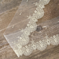 178103_Кружево-вышивка на тюле, 50 мм, 14,6 м