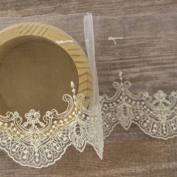178103_Кружево-вышивка на тюле, 50 мм, 14,6 м