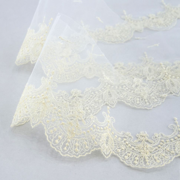 178103_Кружево-вышивка на тюле, 50 мм, 14,6 м