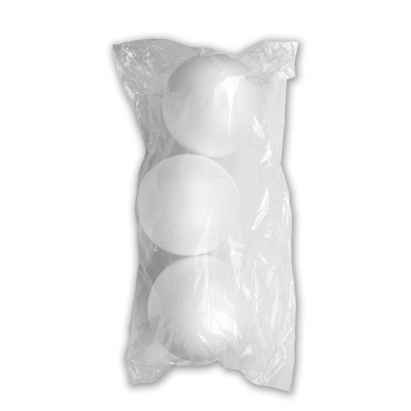 Шар из пенопласта ?150мм гладкий уп.3шт