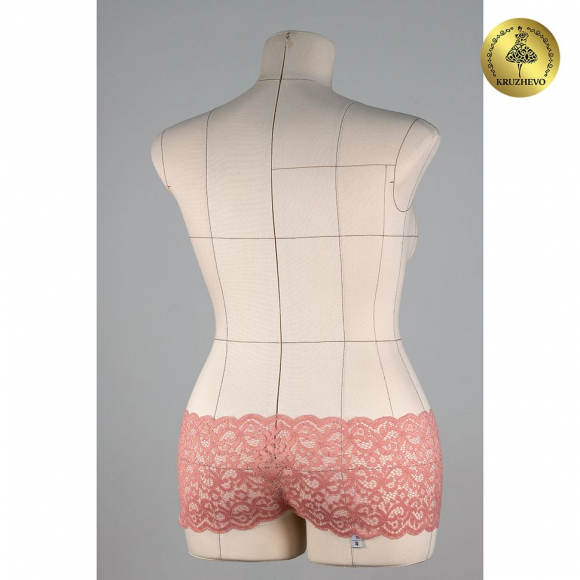 Кружево-стрейч KRUZHEVO арт.TBY.L1672 шир.180мм цв.154 розовый персик уп.25м