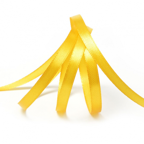 Лента атласная 6мм цв.3018 т.желтый IDEAL уп.27,4 м Лента атласная 6мм цв.3018 т.желтый IDEAL уп.27,4 м