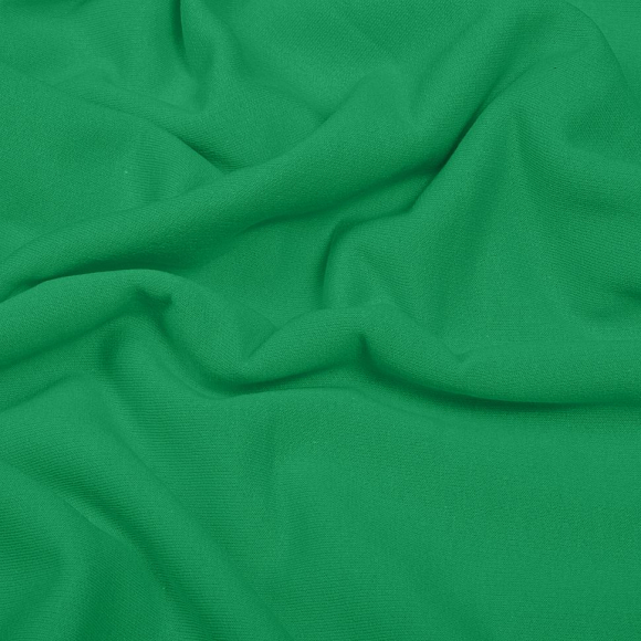 Ткань трикотаж Футер 2х нитка начес с лайкрой 190г опененд 100+100см киви 17-6030 уп.6м