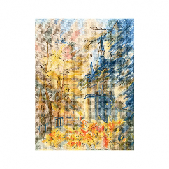 Набор для вышивания РТО арт.М873 Осень 20,5х27 см