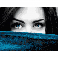 Картины по номерам с холстом на подрамнике ФРЕЯ арт.PNB.C3 №03 Тону в твоих глазах 40х30 см